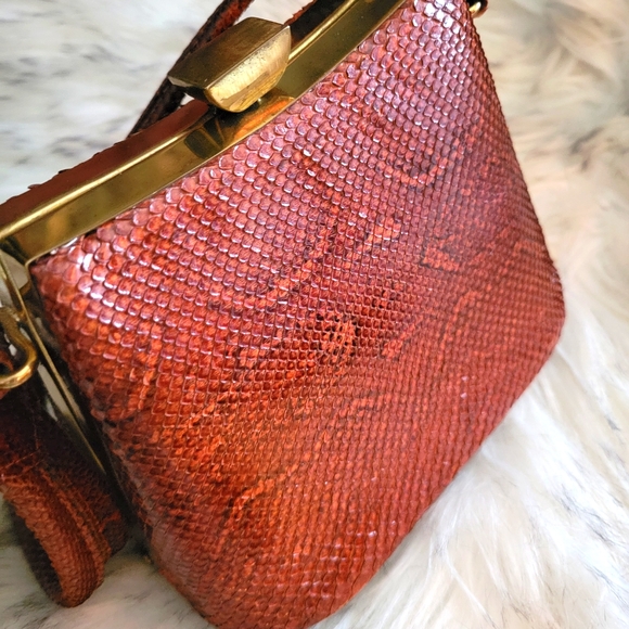 1940's Snakeskin Purse - Picture 7 of 12